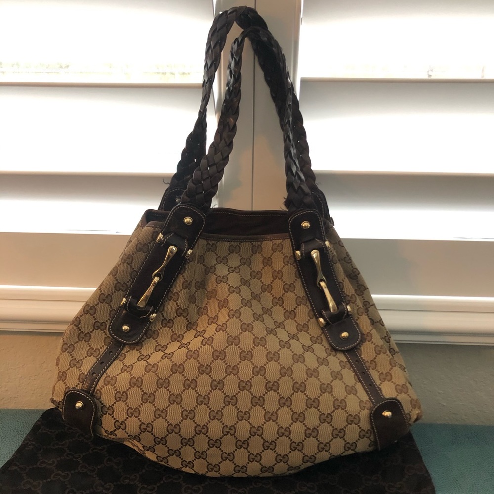 Gucci Guccissima Pelham Horsebit Handbag
